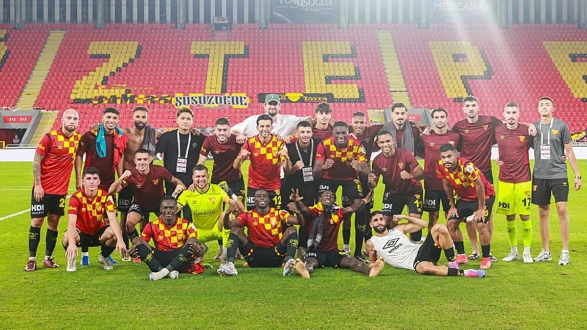 Göztepe’de goller Romulo ve defans oyuncularından geldi