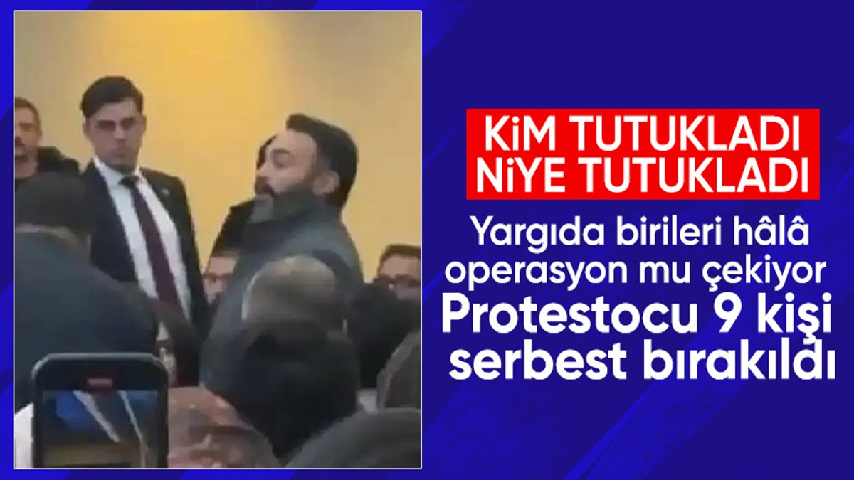 Cumhurbaşkanı Erdoğan’ın konuşmasını provoke edenler hakkında tahliye kararı