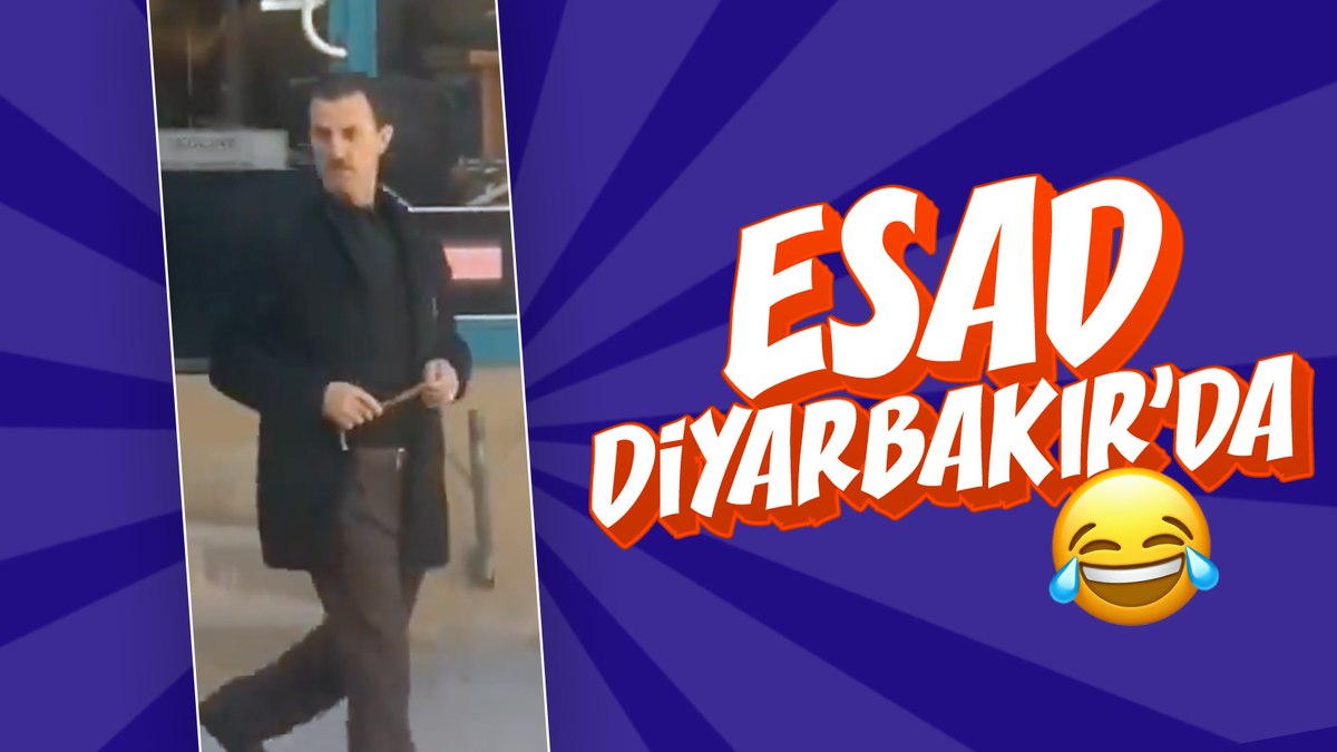 Diyarbakır’da Esad’a benzeyen adam gündem oldu